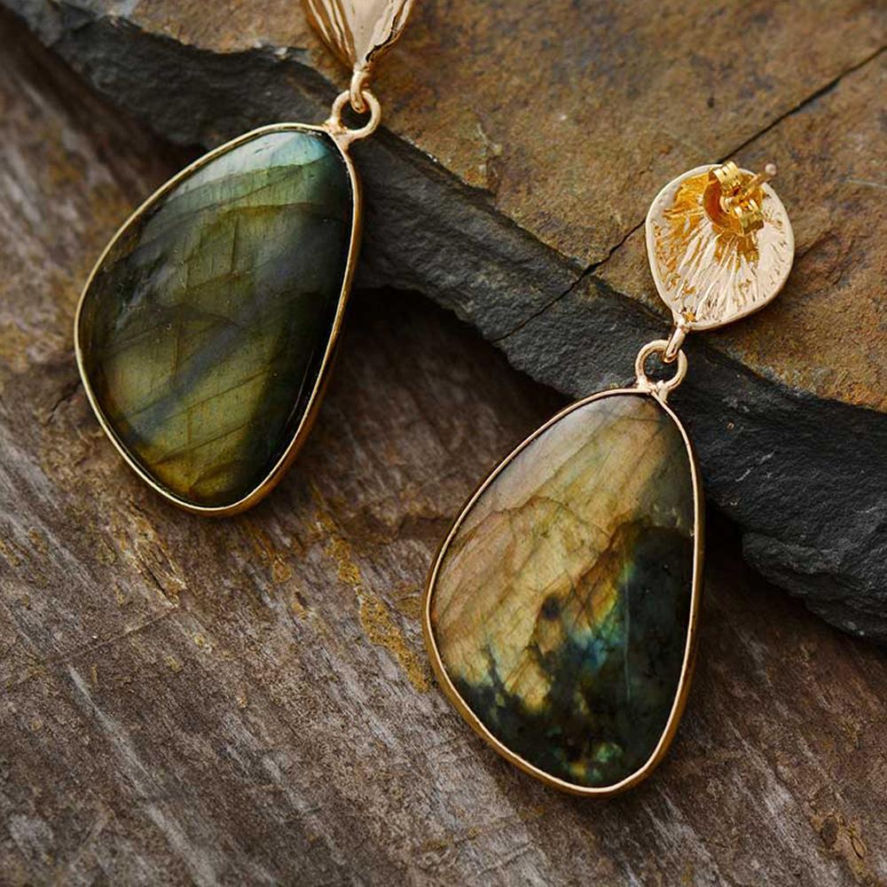 Handmade Labradorite Earrings