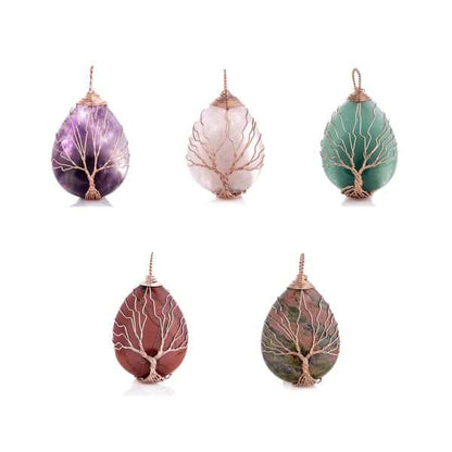 Handmade Tree Of Life Wishes Necklace