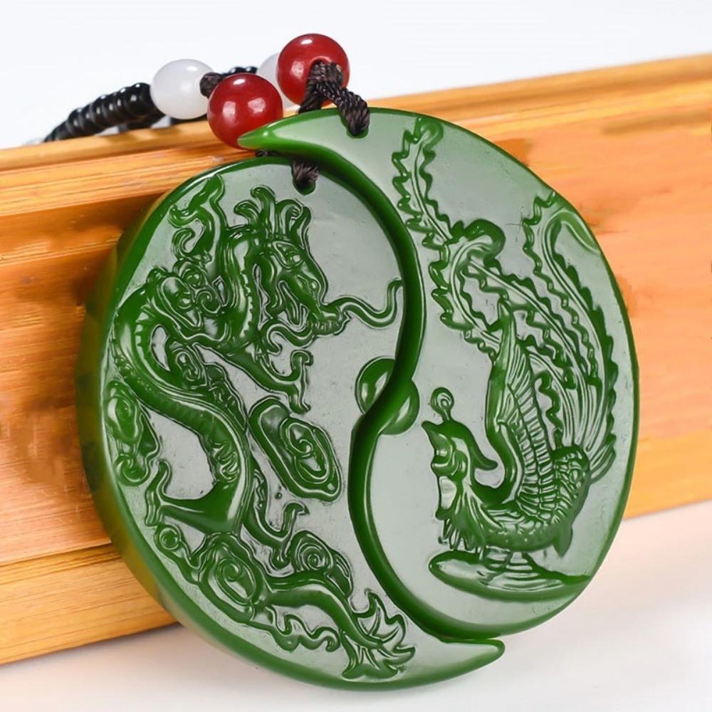Crystal Jade Matching Pendants