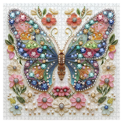 Jewels of the Fluttering Wings Jigsaw Puzzle 1000 Pieces
