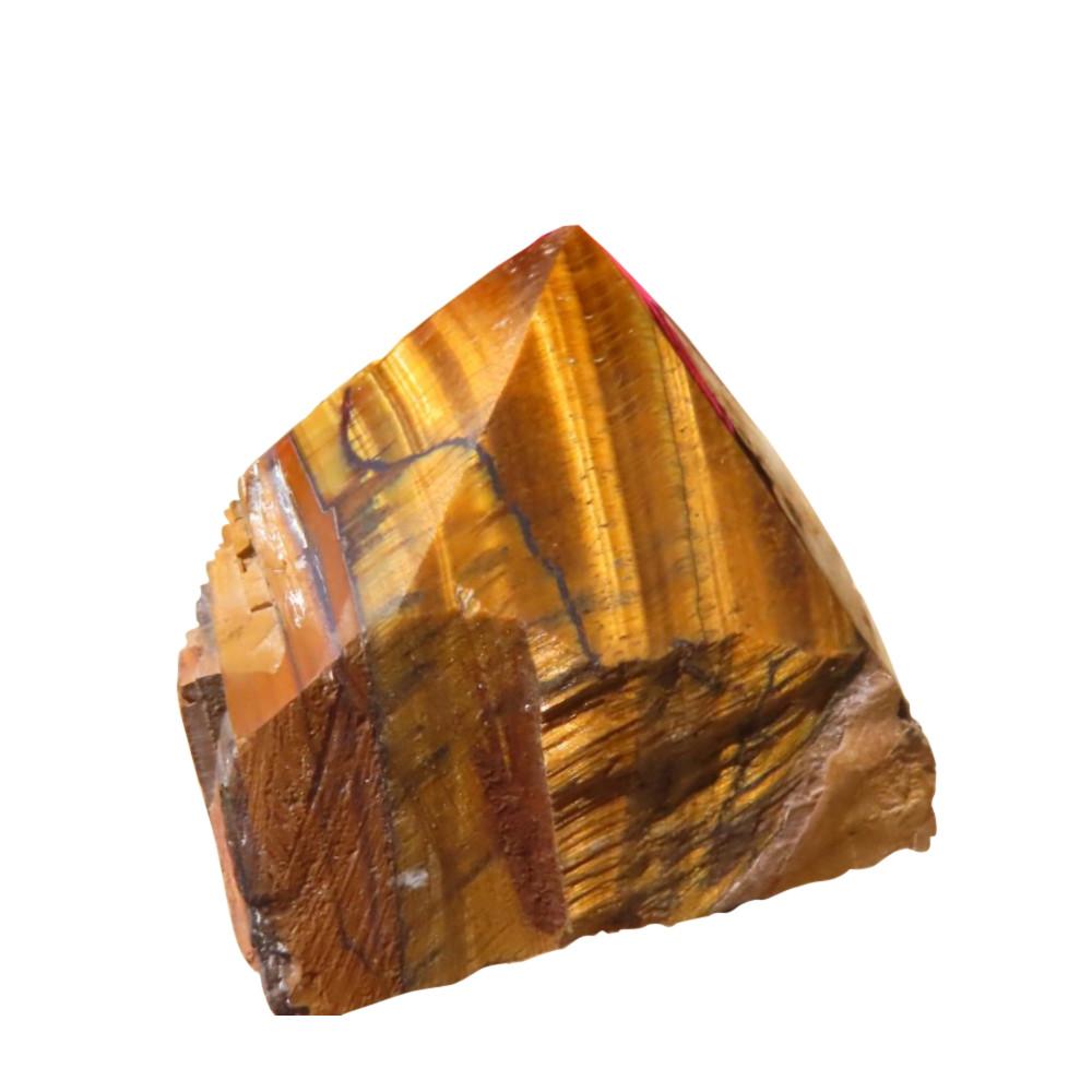 Tiger Eye Point with Natural Sides