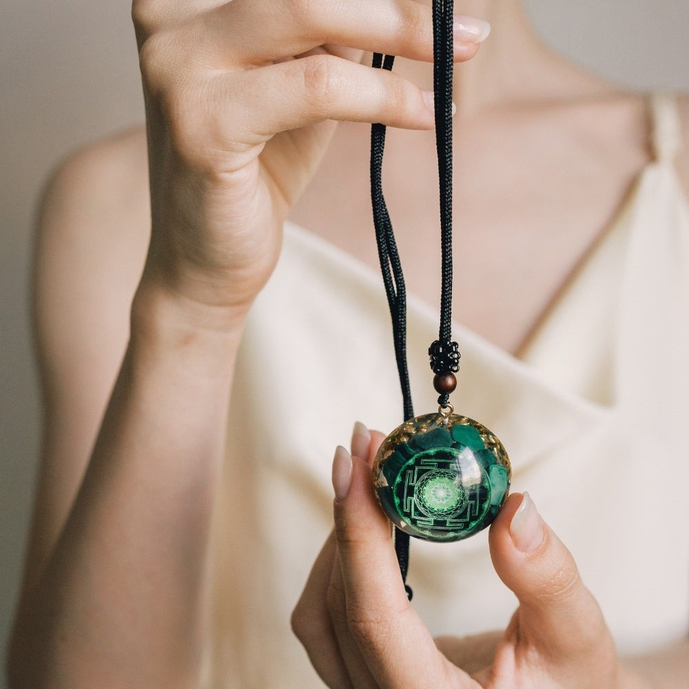 Orgonite Protection Necklace â€?Talisman to Purify & Shield Your Energy