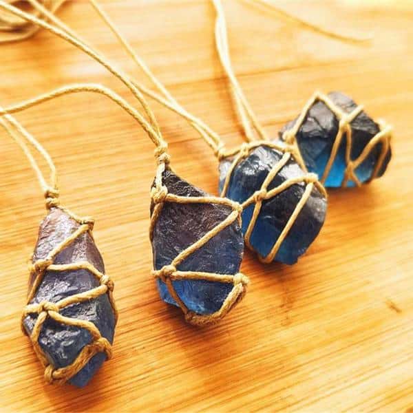 Raw Aquatic Fluorite Necklace