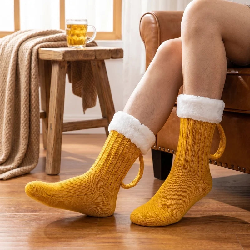 Atropos™ BrewBoot Mug Socks – Soft Warmth for Every Brew