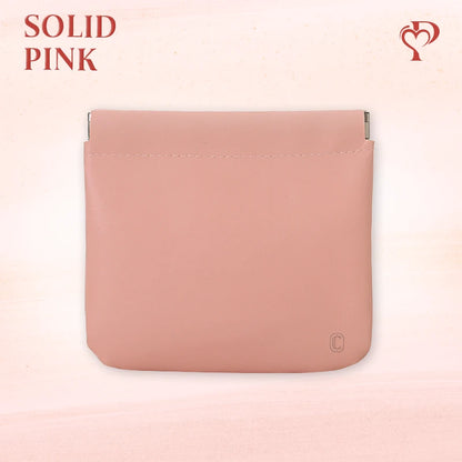 Pouchic - Personalized Snap Closure Leather Organizer Pouch