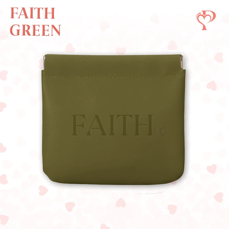 Pouchic - Personalized Snap Closure Leather Organizer Pouch