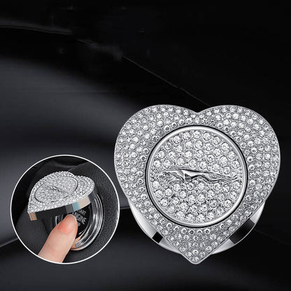 🔥49% OFF🔥Heart-shaped Diamond-studded One-button Start Protective Case