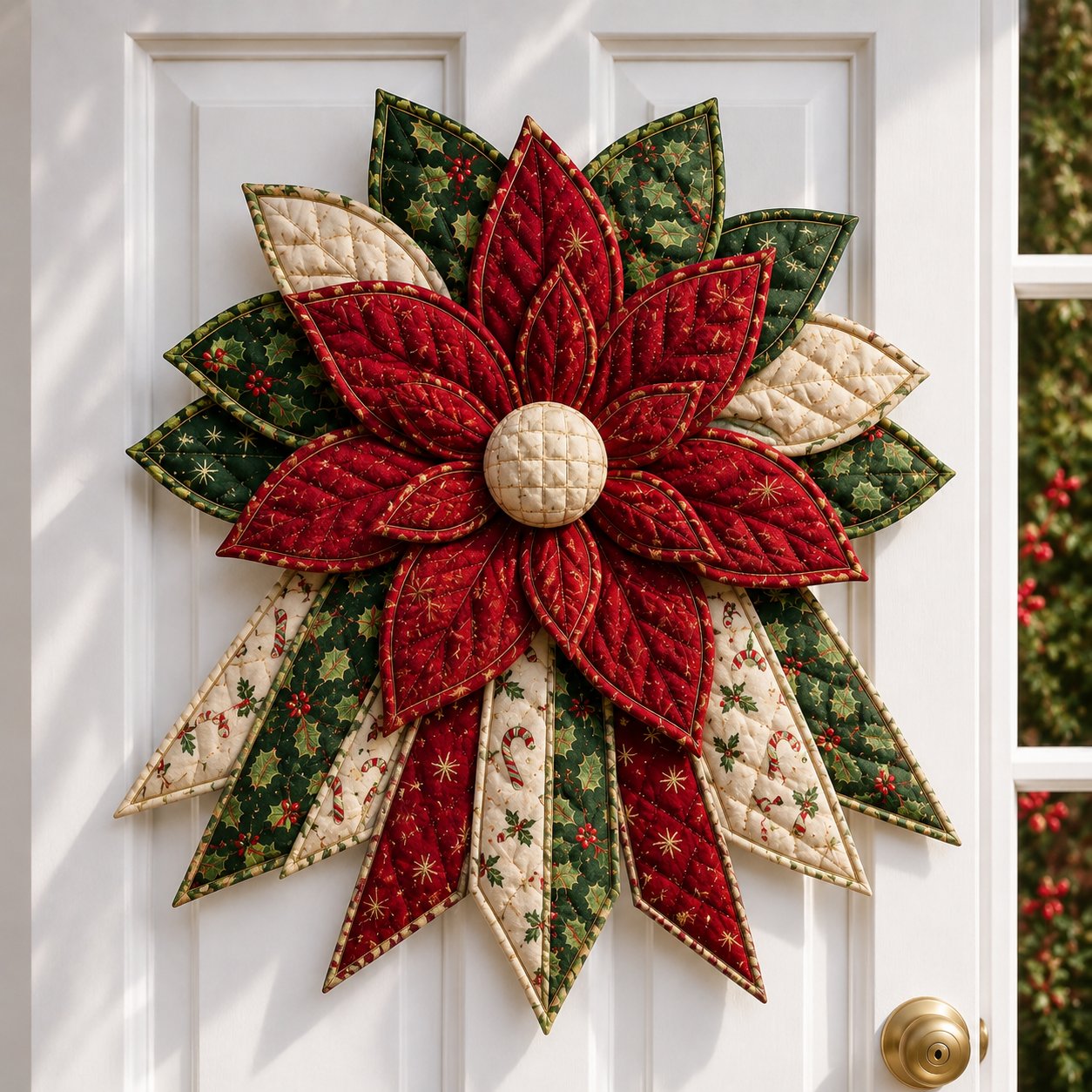 🎅🎄Beginner-Friendly Oversized Christmas Character Quilted Door Hanger Sewing Kit | Complete Kit with All Tools & Step-by-Step Guide Included 💕