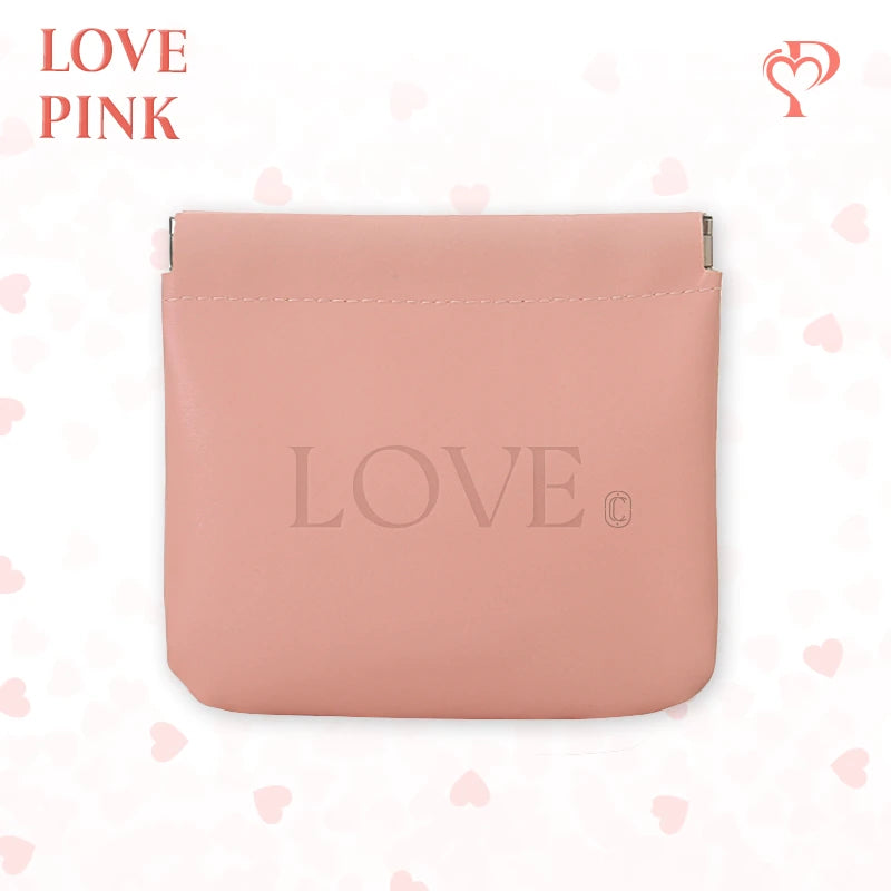 Pouchic - Personalized Snap Closure Leather Organizer Pouch