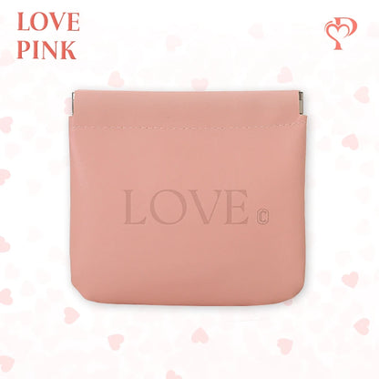 Pouchic - Personalized Snap Closure Leather Organizer Pouch