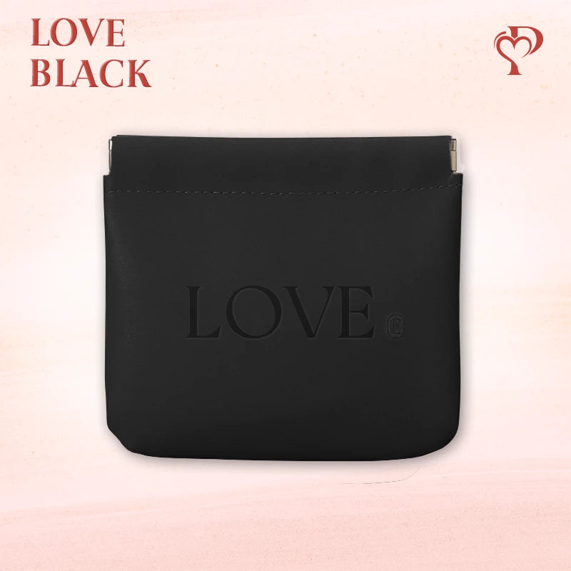 Pouchic - Personalized Snap Closure Leather Organizer Pouch