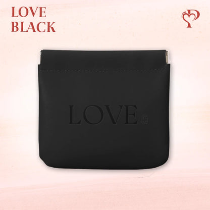 Pouchic - Personalized Snap Closure Leather Organizer Pouch