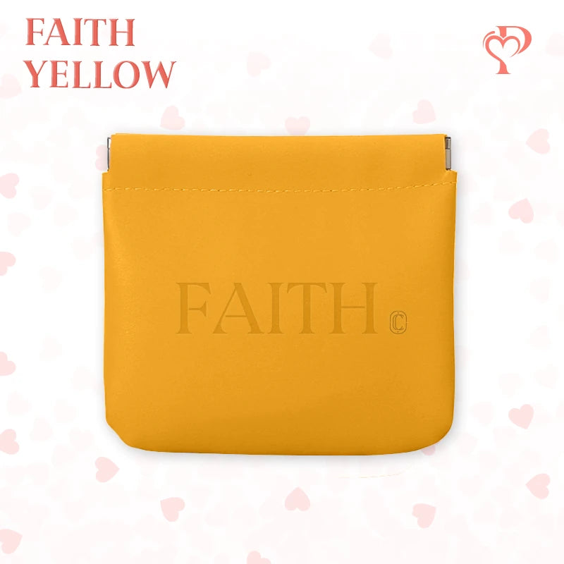 Pouchic - Personalized Snap Closure Leather Organizer Pouch