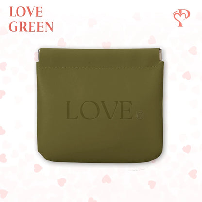 Pouchic - Personalized Snap Closure Leather Organizer Pouch
