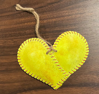 ❤️⚾Handmade Vintage Baseball Heart