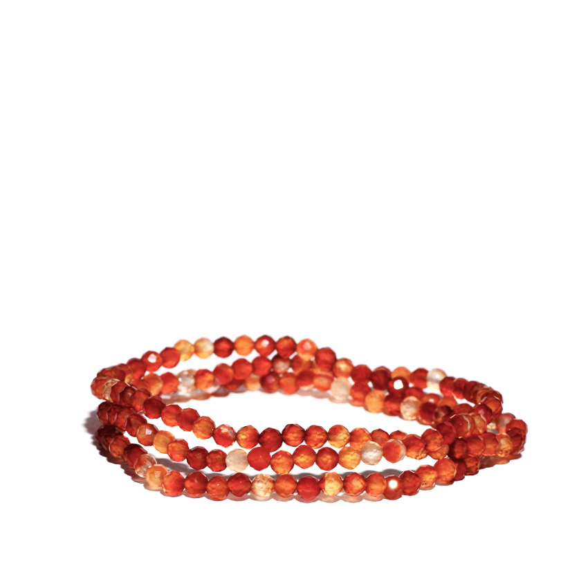 Atropos S Carnelian Beaded Bracelet