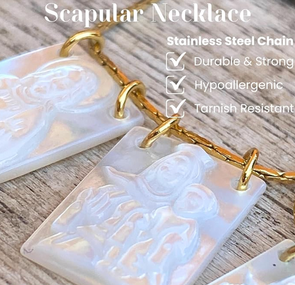 The Titanium Steel Scapular Necklace