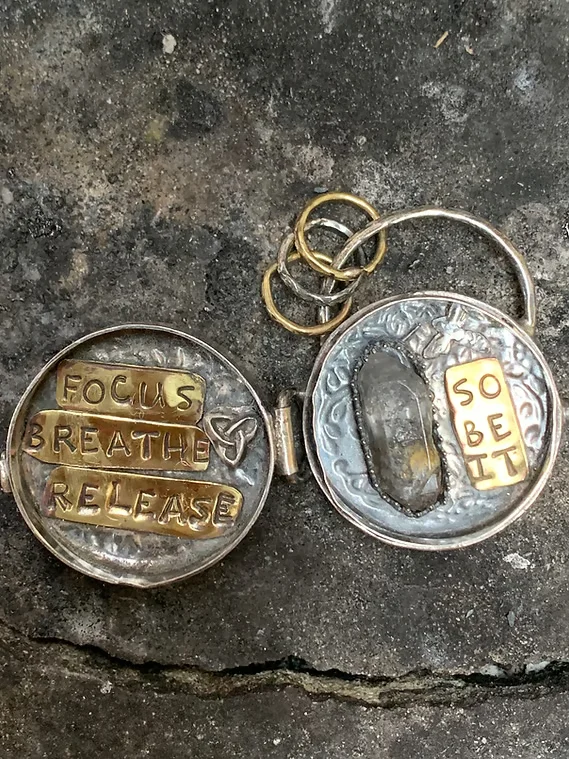 ✨100% Handmade 925 Silver Triple Moon & Tree of Life Locket(Emma Hope Handmade®)