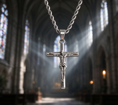 Cadena de Crucifijo de Jesús