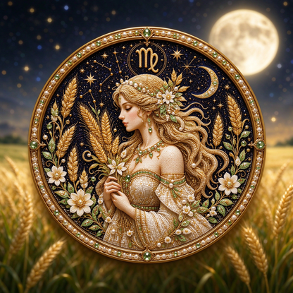 🔥 LAST DAY 49% OFF – ✨ Premium 3D Pearl 12 Zodiac Signs Art Kit | Luxury Flocked Canvas with Scratch-Resistant Non-Fading Pearl Beads DIY Handmade Astrology Decor ♈🌙💎