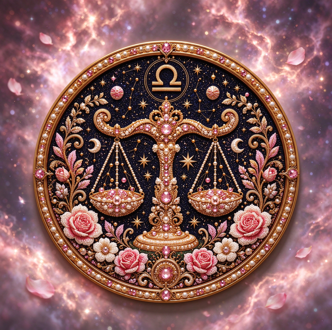 🔥 LAST DAY 49% OFF – ✨ Premium 3D Pearl 12 Zodiac Signs Art Kit | Luxury Flocked Canvas with Scratch-Resistant Non-Fading Pearl Beads DIY Handmade Astrology Decor ♈🌙💎