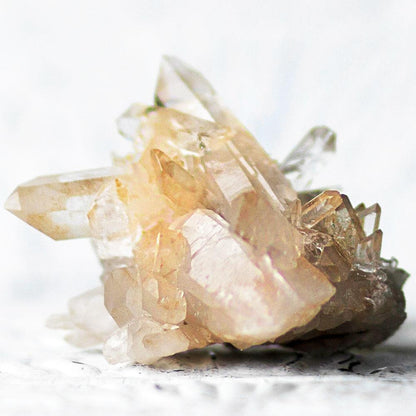 Tangerine Quartz Cluster