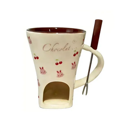 Santa Claus Candle Holder Mug
