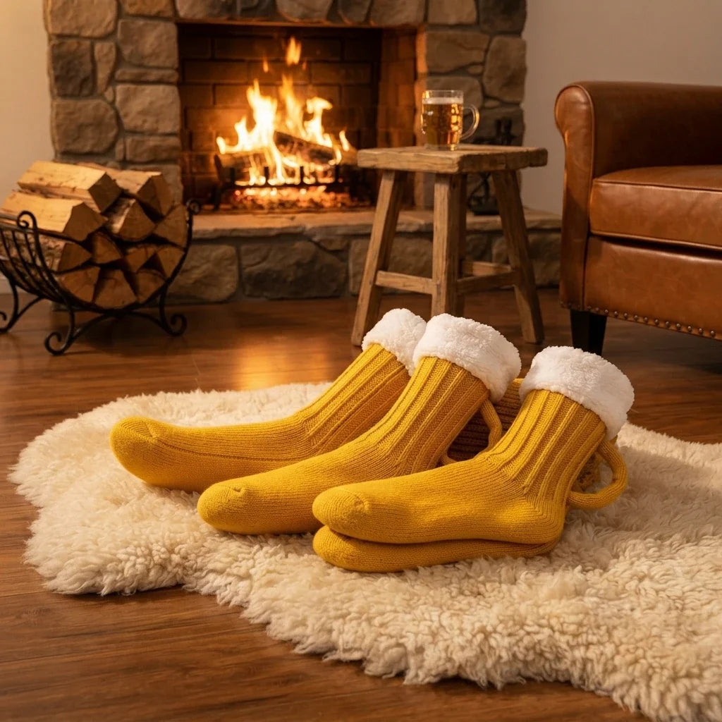 Atropos™ BrewBoot Mug Socks – Soft Warmth for Every Brew