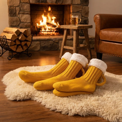 Atropos™ BrewBoot Mug Socks – Soft Warmth for Every Brew
