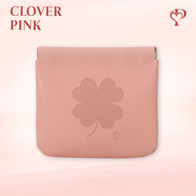 Pouchic - Personalized Snap Closure Leather Organizer Pouch