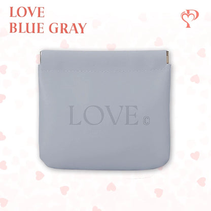 Pouchic - Personalized Snap Closure Leather Organizer Pouch