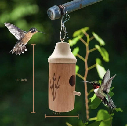 Charming Hanging Hummingbird House