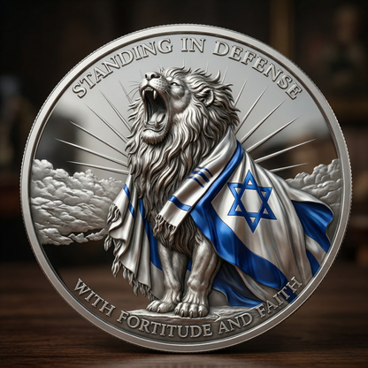⚡️Last Day 60% OFF - Shield of Judah Commemorative Coin 🦁🪙✡️