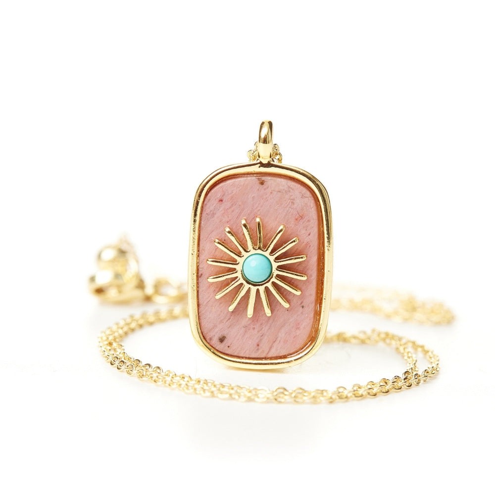 Crystal Sunflower Necklace