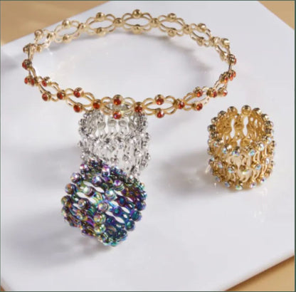 🎁 The Perfect Gift: Convertible Bangle Ring with Sparkling CZ Glamour 💎