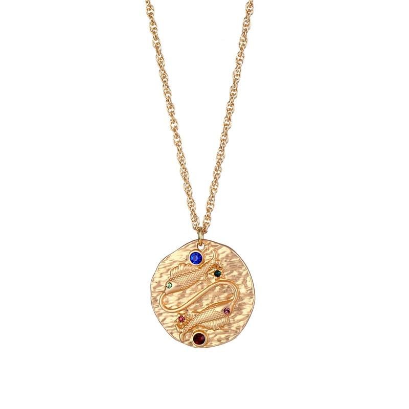 Zodiac Medallion Necklace