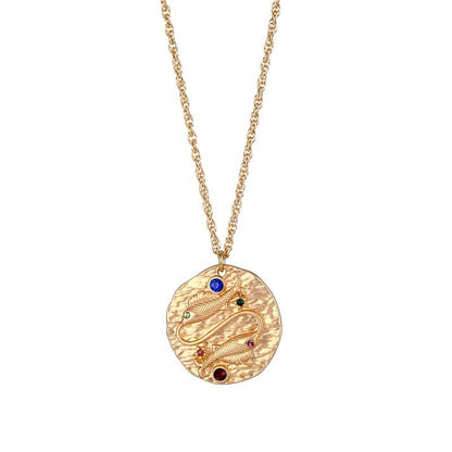 Zodiac Medallion Necklace