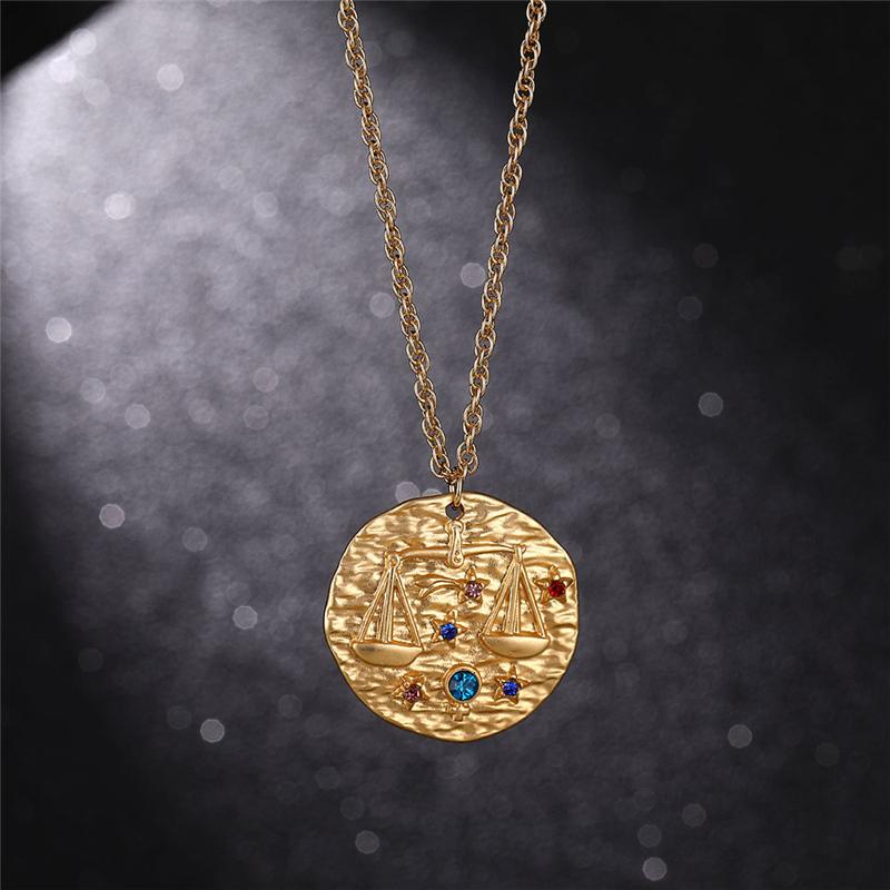 Zodiac Medallion Necklace