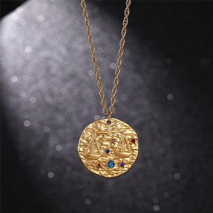 Zodiac Medallion Necklace