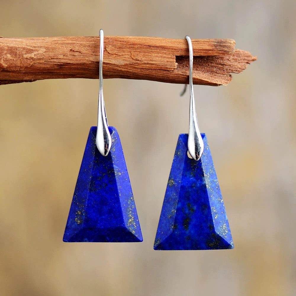 Graceful Lapis Lazuli Earrings