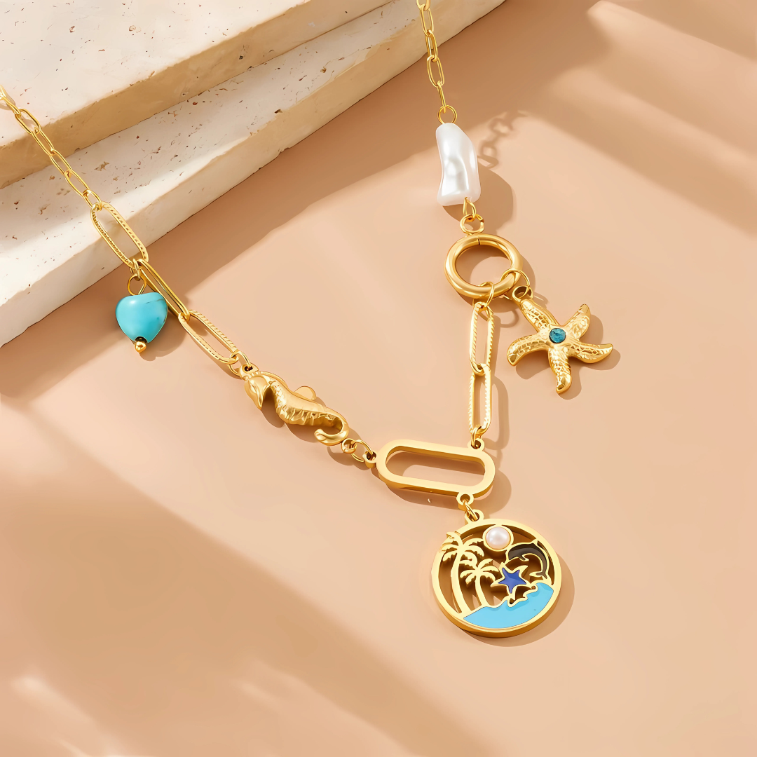 Seaside Story Charm Necklace