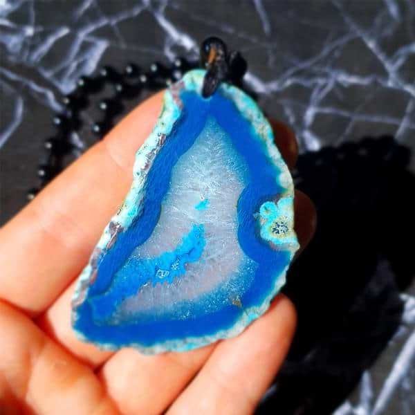 Agate Slice Necklace