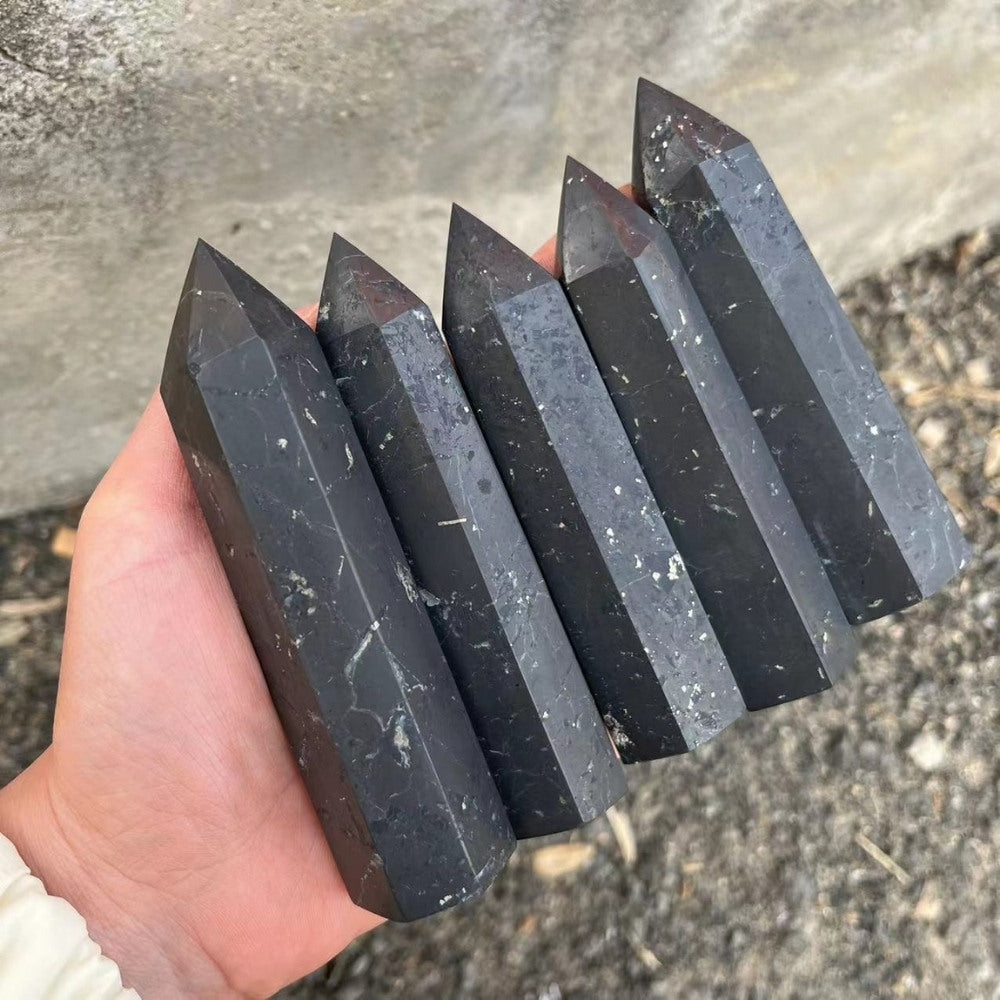 Shungite Crystal Stone Point