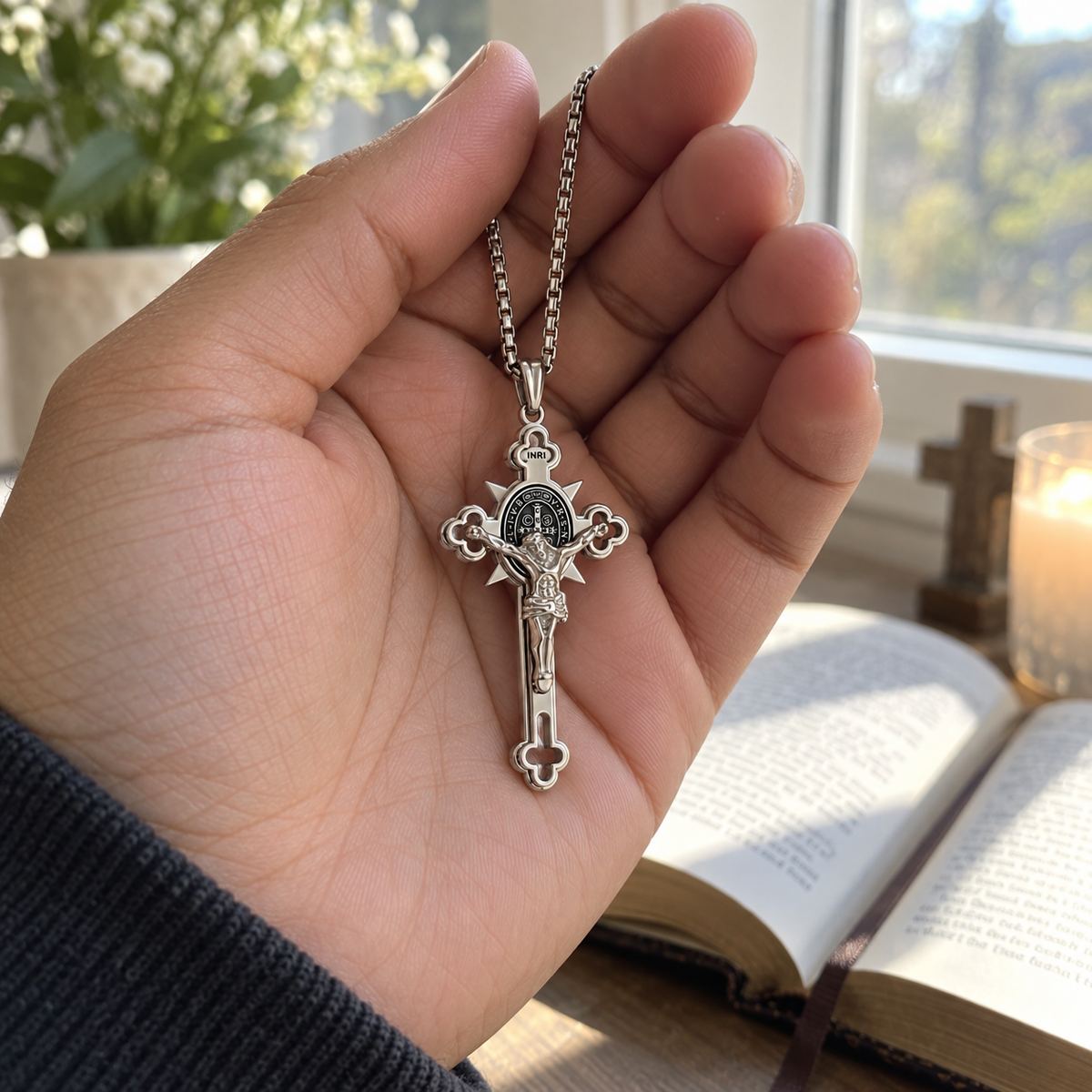 Keep Your Loved Ones Close, Even When You Can't Be — St. Benedict Cross