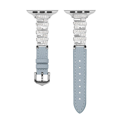 Aurora Crystal Leather Apple Watch Strap