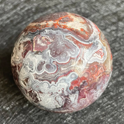 Crazy Lace Agate Crystal Ball