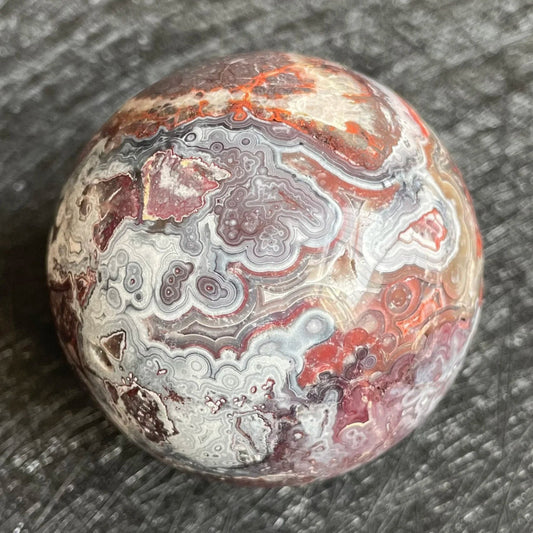Crazy Lace Agate Crystal Ball