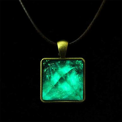 Glowing Pyramid Crystal Talisman - Manifest More with Focused Energy