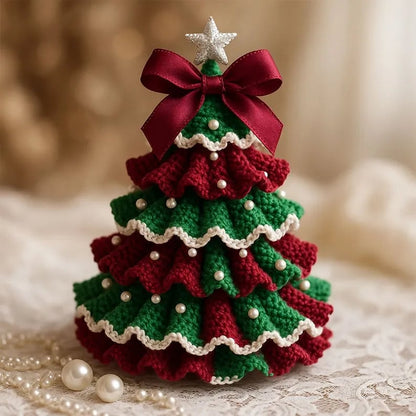 🎉BUY 3 GET 1 FREE🎄DIY Crochet Christmas Tree Kit – ✨Handmade Holiday Decoration Set