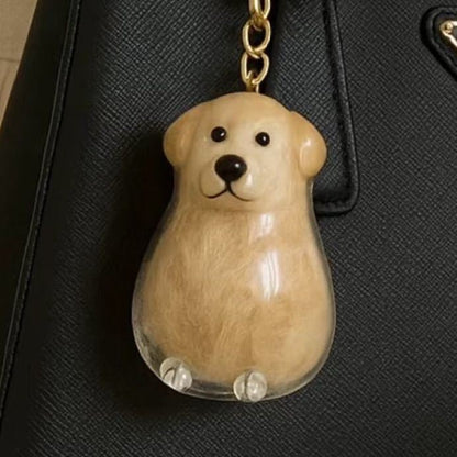 🐾Pet Hair Memorial Capsule Keychain